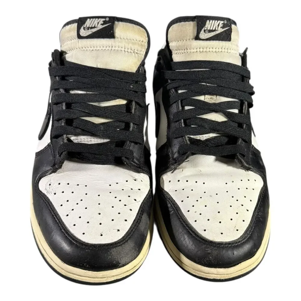 Nike Dunk Low Vintage Panda Mens Size 11 Sneakers FQ8899 100 White Black
